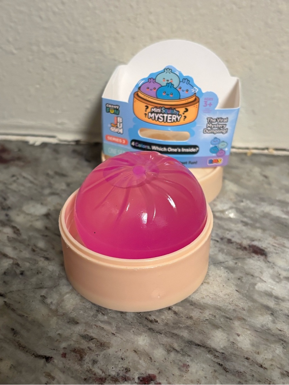 Mini RMS Squishy Mystery Dumpling Pink